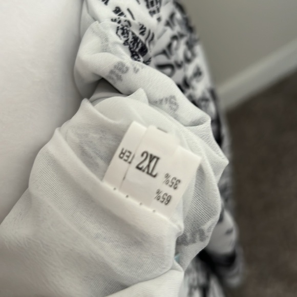 Black and White Marilyn Monroe Print Pleated A-line Midi Skirt - Picture 5 of 5